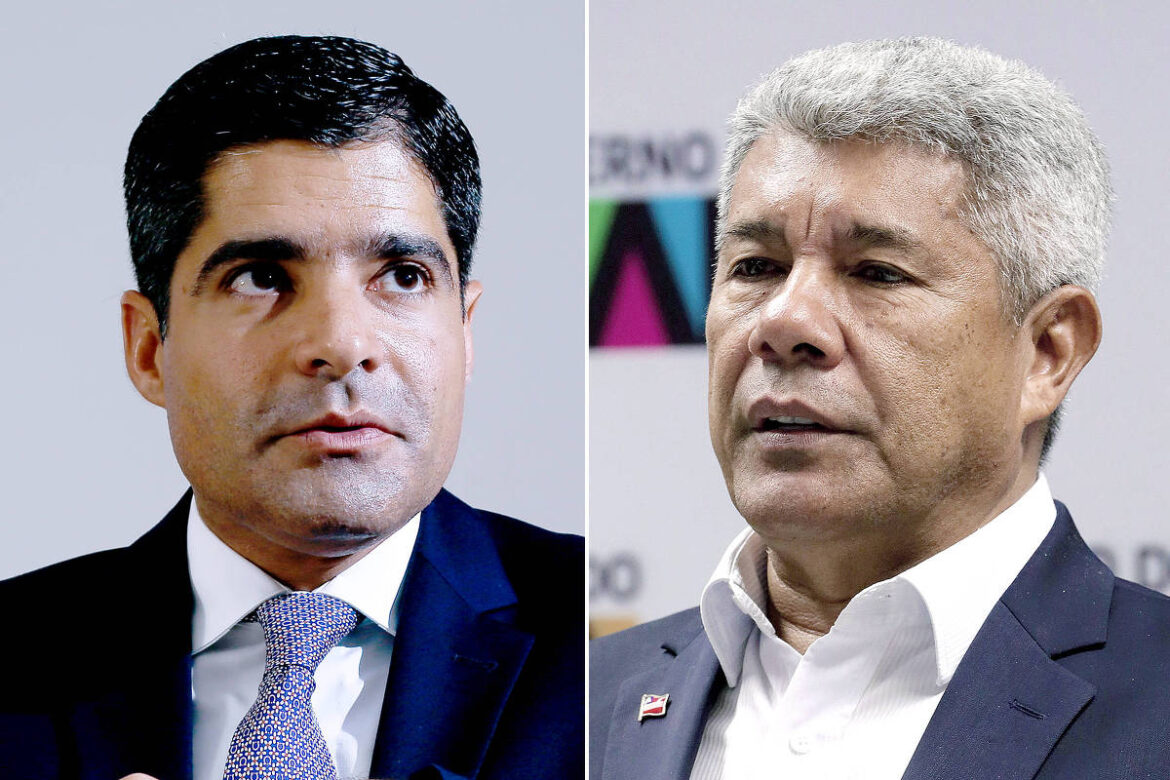 Pesquisa Quaest aponta empate técnico entre ACM Neto e Jerônimo Rodrigues na disputa pelo governo da Bahia em 2026.