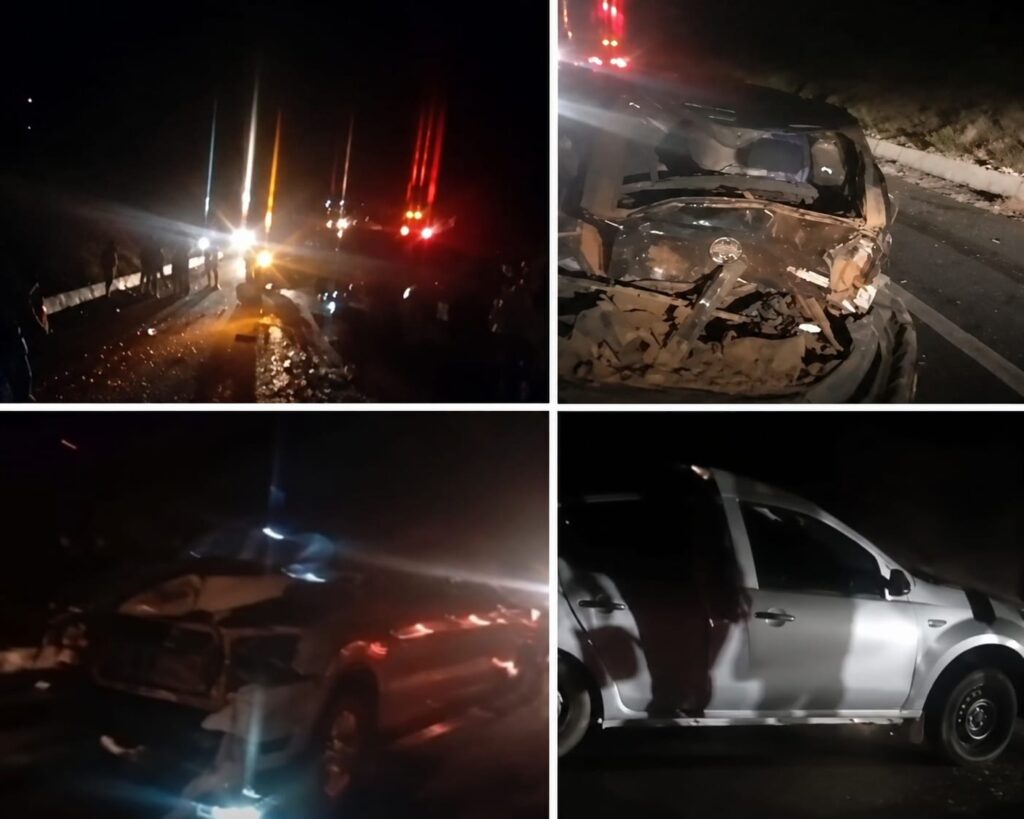 Acidente com quatro veículos deixa feridos na BA-052 entre Morro do Chapéu e América Dourada