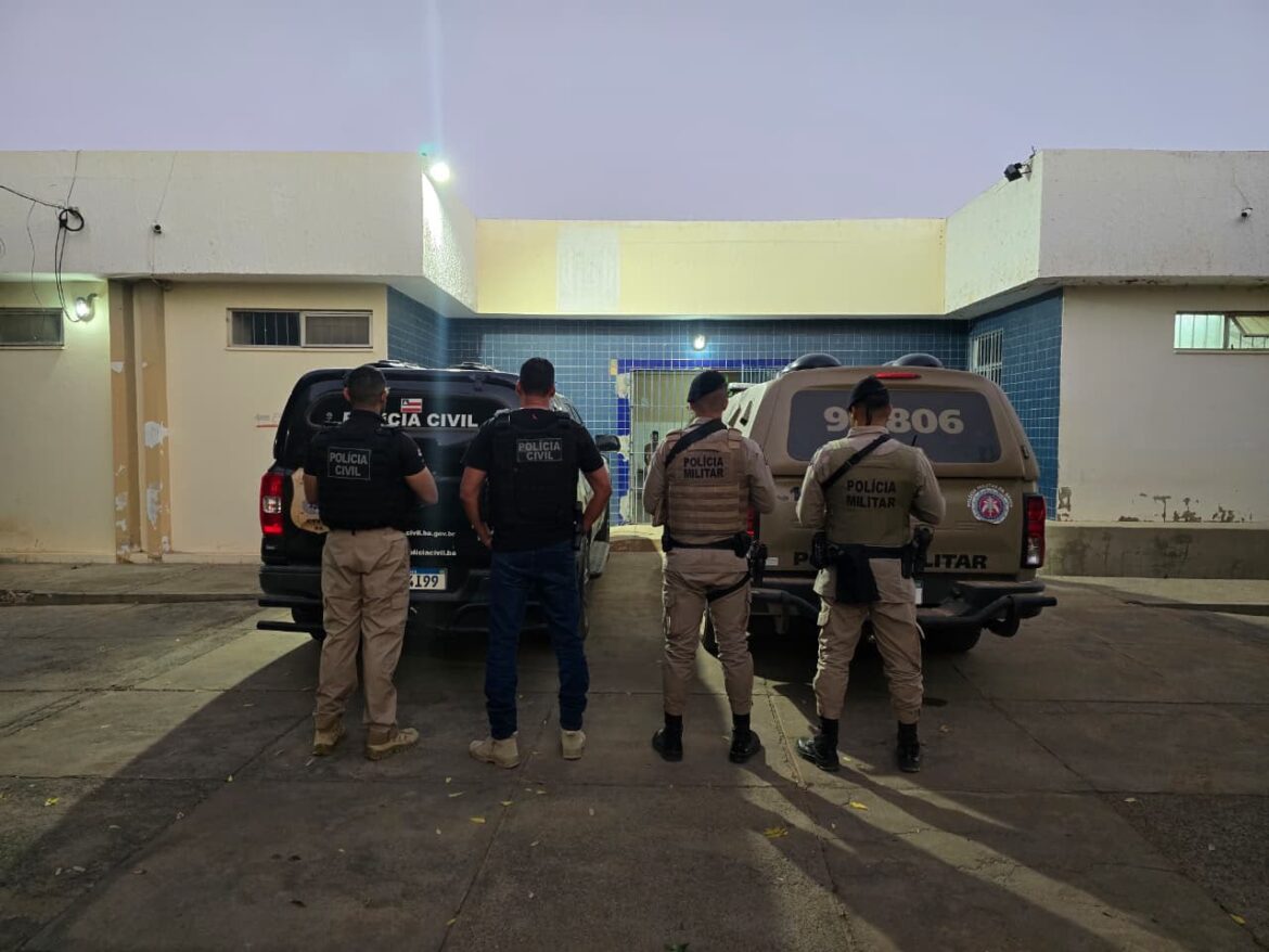Homem condenado a 31 anos por homicídio qualificado cometido em Lapão é preso pela polícia em Ibotirama, no Oeste da Bahia.