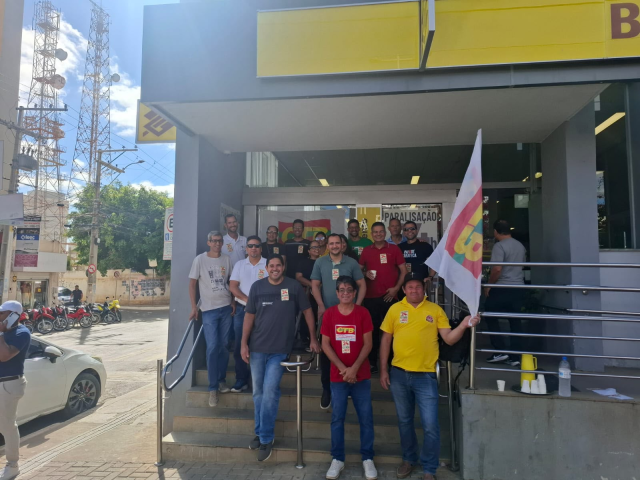 Bancários de Irecê e região paralisam atividades nesta quinta-feira, 20 de agosto