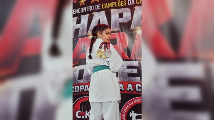 Atleta de Lapão conquista três medalhas no Chapada Karatê Open, em Canarana