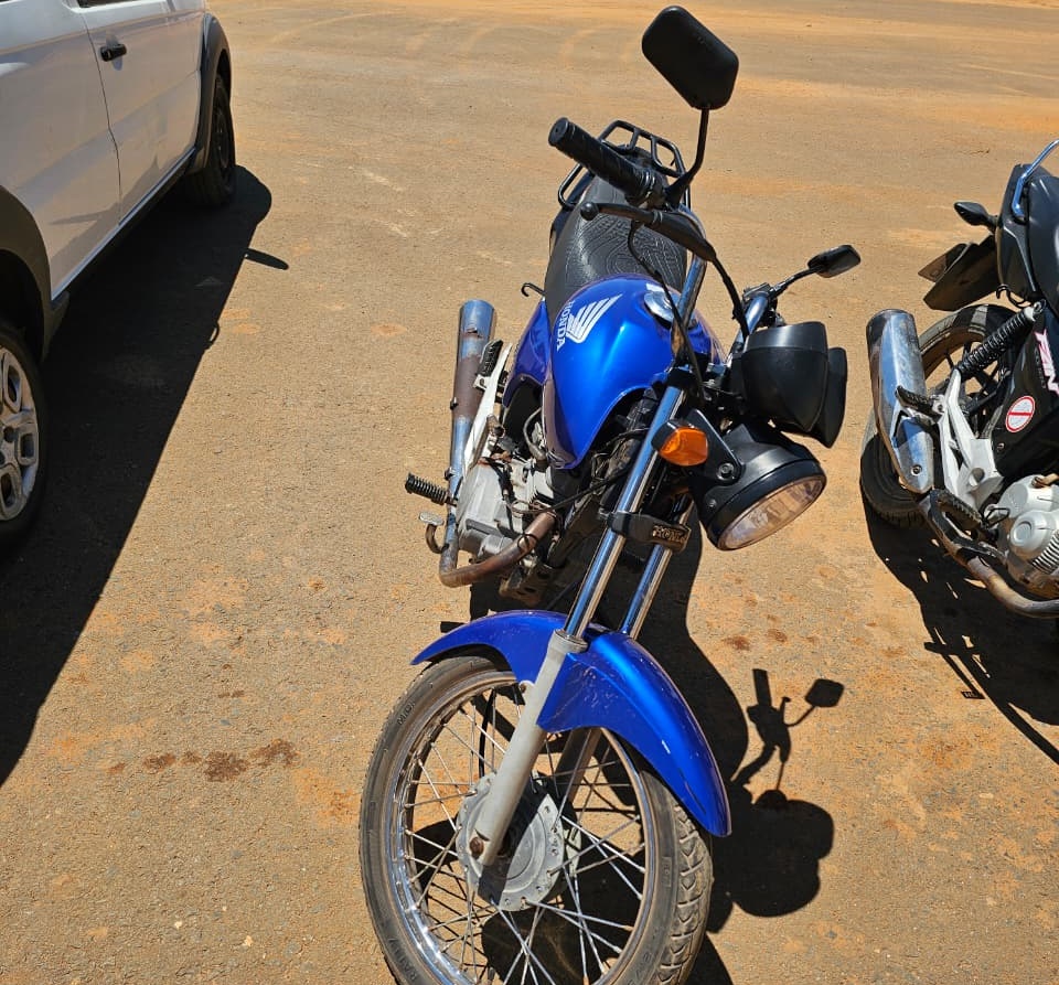 Motocicleta furtada durante festa é recuperada pela Polícia Civil em Iraquara